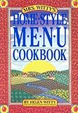 Cover for Mrs. Witty's Home-Style Menu Cookbook