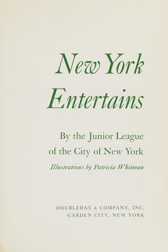 New York Entertains.