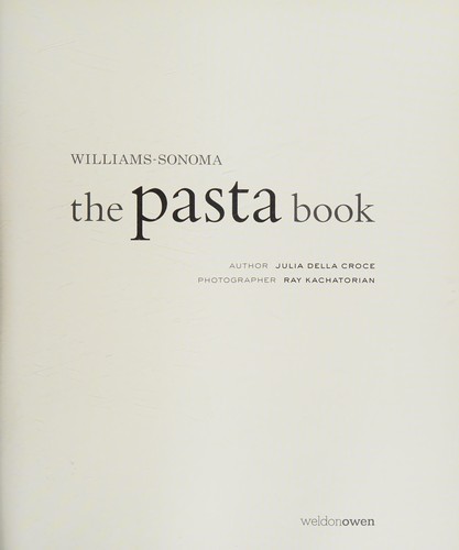 The Pasta Book (Williams-Sonoma)