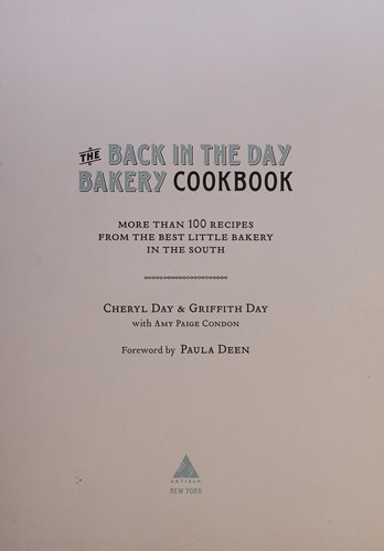 The Back in the Day Bakery Cookbook