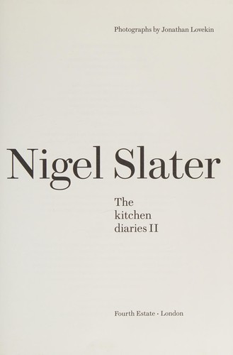 Cover for The Kitchen Diaries II