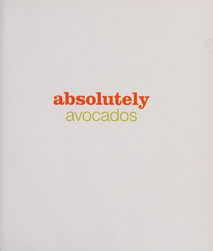 Cover for Absolutely Avocados