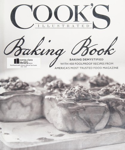 Cover for The Cook's Illustrated Baking Book