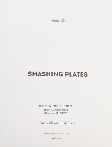 Cover for Smashing Plates: Greek Flavors Redefined
