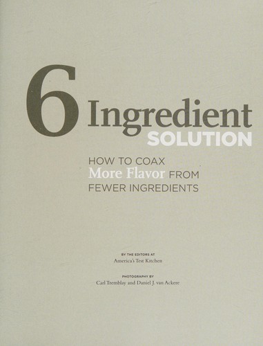 Six-Ingredient Solution