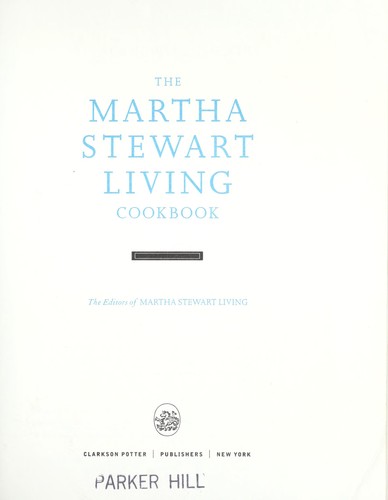 The Martha Stewart Living Cookbook
