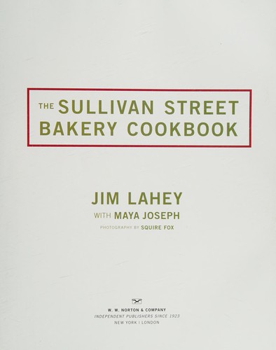 Cover for The Sullivan Street Bakery Cookbook