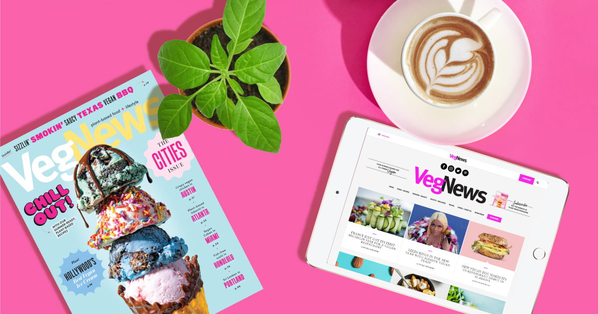 Cover for VegNews